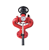 Seri PS Fixed Fire Monitor Fire Fighting Gun DN100 Tahan Lama Aliran Fleksibel 30/40/50 L/s untuk