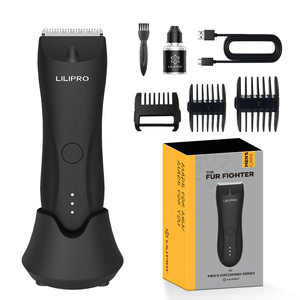 Rasoio Elettrico LILIPRO per <span class=keywords><strong>Peli</strong></span> del Corpo, Trimmer per <span class=keywords><strong>Peli</strong></span> dell'Inguine con Lama in Ceramica Sostituibile, Rasoio Elettrico per <span class=keywords><strong>Peli</strong></span> del <span class=keywords><strong>Petto</strong></span> - Product Image 2