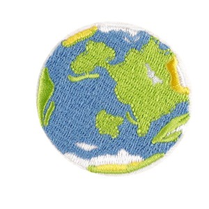 Patch brodé universel corps céleste coloré à appliquer à chaud, fabricant sur mesure de patchs en dentelle en gros - Product Image 2