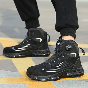 Chaussures de sécurité montantes OLICOM pour hommes, en maille respirante, <span class=keywords><strong>l</strong></span>égères, antidérapantes, avec protection anti-choc et résistance à la perforation - Product Image 4