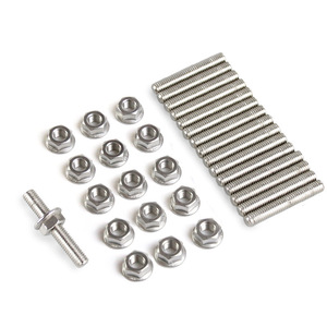 Stainless Steel Exhaust Manifold <b>Bolt</b> Kit For Ford 4.6L 5.4L V8 Engine Class 10.9 12.9 Unc Thread With Nuts - Product Image 5