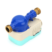 Compteur d'eau intelligent prépayé numérique à carte IC, marque FMT, IP65, fileté, origine Chine, usage domestique, 4 points, vente en gros usine
