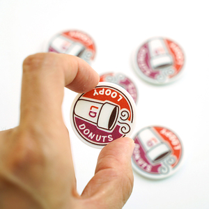 Biểu Tượng Tùy Chỉnh Số 25Mm Đầy Màu Sắc Tái Chế Nhựa ABS/Acryl/PP/PS Mô Hình Đồng Xu Mô Hình Tình Yêu Phong Cách Mã Token Chip PS Chất Liệu Lưu Niệm - Product Image 3