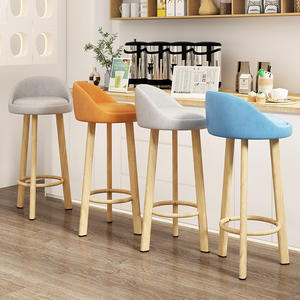 <span class=keywords><strong>Chaise</strong></span> <span class=keywords><strong>de</strong></span> <span class=keywords><strong>bar</strong></span> <span class=keywords><strong>de</strong></span> petit déjeuner <span class=keywords><strong>de</strong></span> Style tissu d'ameublement tabouret <span class=keywords><strong>de</strong></span> comptoir en bois moderne <span class=keywords><strong>chaise</strong></span> <span class=keywords><strong>de</strong></span> comptoir <span class=keywords><strong>de</strong></span> cuisine haute classique rustique nordique - Product Image 3