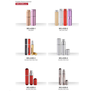 Taşınabilir Mini Doldurulabilir Parfüm <span class=keywords><strong>Atomizer</strong></span> Pompası Sprey Kozmetik Şişesi Altın Alüminyum Seyahat 5ml 10ml Cam Kalp Baskılı - Product Image 2