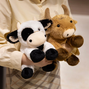 Peluche all'Ingrosso, Adorabili Giocattoli di Peluche, Animali Imbottiti: Maiale, Leone, Mucca, Orso, Cavallo, Regali di Animali dello Zoo - Product Image 2