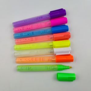 Marqueur de peinture lumineux lavable en gros qui brille dans le noir pour verre, pierre, céramique, mur, tissu - Product Image 1