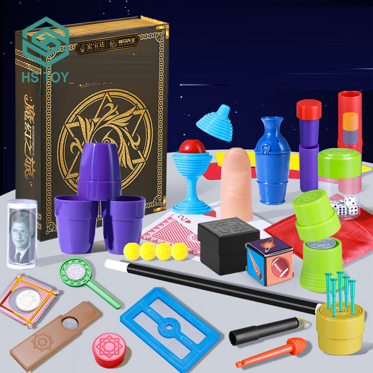 HS более 60 видов аксессуаров, Волшебный реквизит, профессиональные трюки, оптовая продажа с книгой для расшифровки