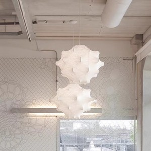 Lámpara colgante FLOS D500 H410 LED redonda para iluminación del hogar, lámpara de techo de diseño artístico - Product Image 2