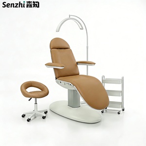 Fauteuil de soin électrique réglable noir à 3 moteurs pour dentisterie, tatouage, esthétique, massage et soins du visage, idéal pour salon de beauté - Product Image 4