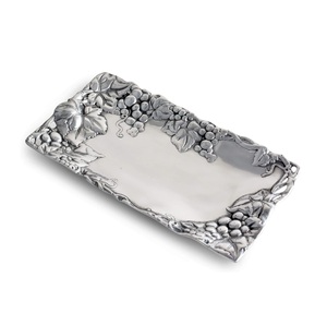 Plateau de service de cuisine moderne de qualité supérieure en aluminium décoratif solide et léger taille personnalisée pour les collations et les boissons - Product Image 1