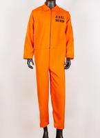 Ecowalson COSTUME DE PRISONNIER HOMME HALLOWEEN FANCY DRESS XMAS ORANGE COMBINAISON
