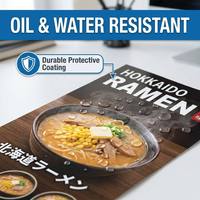 Service d'impression de menus de restaurant japonais de haute qualité sur mesure, menus professionnels de sushis à emporter, prospectus