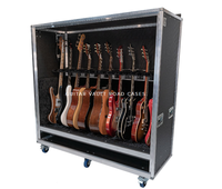 X-BASON 10 voies guitare Vault Flight Case étanche EVA et aluminium Road Case pour basse Instrument stockage OEM personnalisable