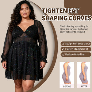 LANGQIN Wholesale Plus Size Women's Adults Sexy <b>Shapewear</b> <b>Bodysuit</b> Thin Silk Screen Printed Eco-Friendly Quick Dry Comfortable - Product Image 2