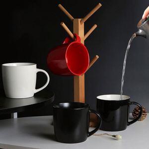 แก้วกาแฟเซรามิกเคลือบสีขาวขนาด 15 ออนซ์ สำหรับพิมพ์ลายโลโก้ตามสั่ง ปรับแต่งได้ - Product Image 2