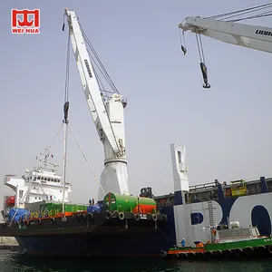 10吨转向节船用起重臂起重机运载甲板起重机15吨船舶起重臂起重机中国供应商