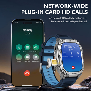 2025 B25 Người Đàn Ông Của Không Thấm Nước IP67 Smartwatch 2 + 16GB Sim Thẻ 2.04Inch Amoled 800MAh Pin 4G <span class=keywords><strong>Android</strong></span> Cuộc Gọi <span class=keywords><strong>Video</strong></span> Thông Minh Đồng Hồ - Product Image 6