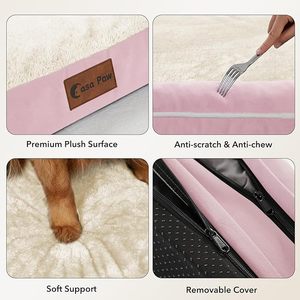 Direkt vom Hersteller Waschbares Kaubeständiges Orthopädisches Faltbares Modisches Haustierbett Beruhigendes Plüsch-Hundebett für Riesenhunde - Product Image 3