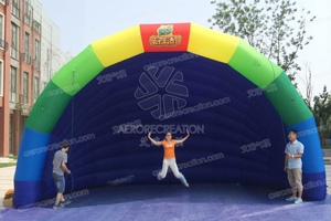 Sự kiện giải trí trên không Lều mái vòm bơm hơi ngoài trời Nhà quảng cáo khổng lồ tùy chỉnh Lều hình mái vòm với chất liệu vải Oxford - Product Image 5