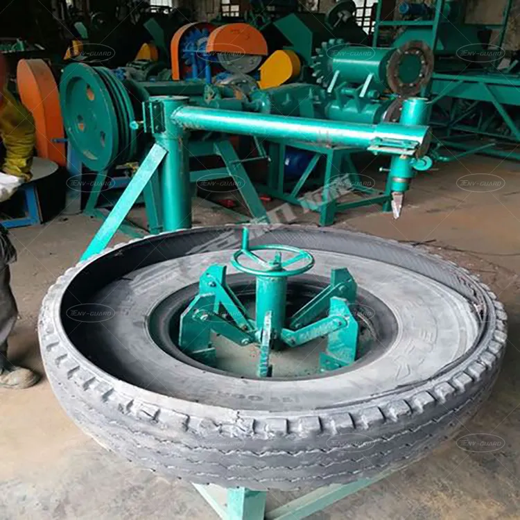 Waste Tyre Recycling Line Rubber Scrap Processing Machine Tire Rubber Steel Wire Separator Machine