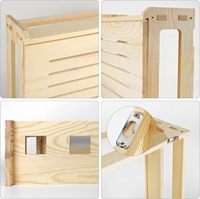 Armoire en bois pour cacher le routeur, étagère murale décorative pour routeur Wi-Fi, support mural, boîte de rangement, gestion des câbles, cache-câbles