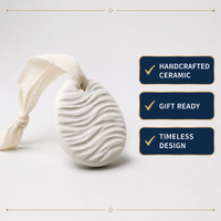 Diffuseur d'arômes solide en pierre de gypse écologique, ensemble d'ornements parfumés en plâtre pour huiles essentielles, moulage personnalisé, vente en gros OEM