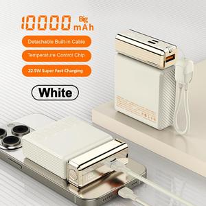 Rhs Mô Hình Mới 10000MAh Điện Bank-22.5W Siêu Nhanh Sạc Siêu Mỏng Ba Cổng <span class=keywords><strong>USB</strong></span> & Type-C Di Động - Product Image 3