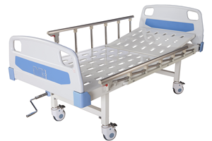 Precio bajo Rendimiento de alto costo Dos manivela Manual Hospital Cama de enfermería para pacientes Precio - Product Image 4