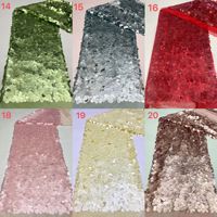 Nouvelle Robe de Soirée Luxueuse pour Femme en Tissu Maille Extensible 100% Polyester avec Broderie de Paillettes en Forme de Coquille de 18 mm et Dentelle Unie