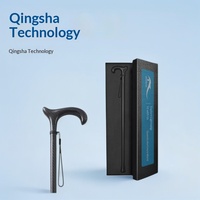 Bâton de marche multi-usage en fibre de carbone ultra-léger, antidérapant et anti-chute, pour personnes âgées, randonnée, alpinisme, extérieur, de la marque Light Shark Technology