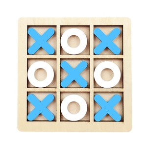 Double Board Game Set Unisex Wooden Chess Card Toys <strong>Logical</strong> <strong>Thinking</strong> <strong>Training</strong> Parent-Child Interaction - Product Image 3