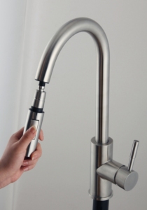 <span class=keywords><strong>Robinet</strong></span> avec douchette Galenpoo chrome & BN en acier inoxydable - Product Image 3