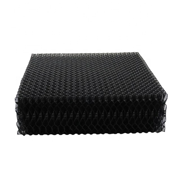 New PP Evaporative Plastic Cooling Pad Wall Plastic Wet Curtain Temperature Control Poultry House Bee Comb Farm Livestock