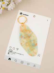 Wear Resistant Zinc Alloy Metal <b>Keyrings</b> Lobster Clasp Hooks Personalised Printed Logo <b>Charms</b> Key Chains - Product Image 3