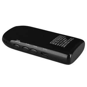Multifunctional Factory Mini Pocket LCD Display FM MW Full Band Radio TF Card <b>MP3</b> <b>Player</b> Rechargeable Portable Radio Broadcast - Product Image 3