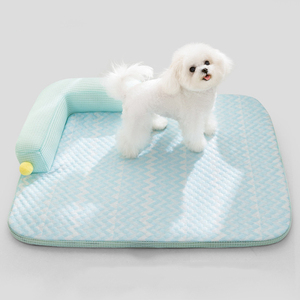 Almohadilla de refrigeración reversible para mascotas Invierno Cálido Verano Fresco Doble uso Estera para mascotas para cajón Perrera Cama Sofá - Product Image 3