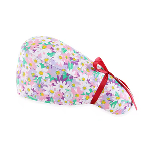 Bonnets chirurgicaux professionnels doublés satin avec boutons, imprimés motifs de dessins animés, pour infirmières et médecins, respirants - Product Image 5