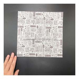 Papel de Silicona Antigrasa para Envolver Alimentos, Papel para Hornear, Envoltorios para Hamburguesas, Impresión Personalizada - Product Image 4