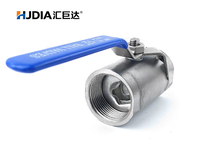 Válvula de Bola con Brida de 2 Piezas ASME B16.34 |   OEM de Alta Temperatura |   Válvula Miniatura de Gas NPS de 1/4 a 2 Pulgadas NPT/BSP con Orificio Reducido
