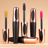 Mascara en fibres de soie 4D à étiquette privée, imperméable, volumisant, recourbant, longue tenue, maquillage pour les yeux, fabricant de cosmétiques