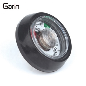 Fabrik-Großhandel UL-Zertifiziertes 3000PSI Manometer 35MM 1,5 Zoll NPT1/8 Medizinisches Hochdruckmessgerät für Sauerstoffregler Mit Gummiabdeckung - Product Image 2