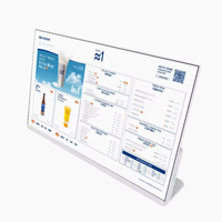 Boîte lumineuse à LED Profil en aluminium ultra-mince Cadre numérique pour affiches Panneau de menu de restaurant Publicité Format A4 Suspension lumineuse Poster