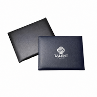 Porte-documents en cuir PU noir A4, porte-certificats A3, porte-menus, porte-documents, couvertures de diplômes en cuir pour présentation
