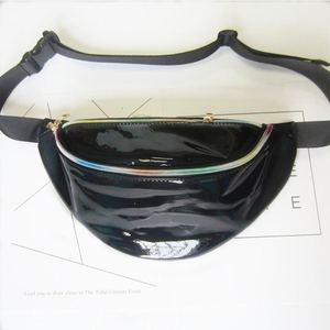 Sac banane holographique étanche couleur bonbon avec logo personnalisé pour femme - Product Image 6