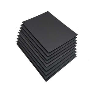 Custom Black <b>Cardboard</b>: Thick Black Paper Board <b>Roll</b> for Eco-friendly Small Packaging Gift. - Product Image 1