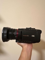 Caméra de streaming en direct Panasonic HC-X1500GK 4K avec zoom 24x, compatible Wi-Fi, d'occasion