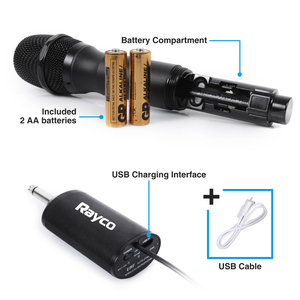 Small Rechargeable <b>Microphone</b> UHF Professional <b>Wireless</b> <b>Microphone</b> System for Singing - Product Image 5