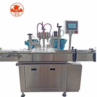 Machine de remplissage automatique de liquides/crèmes/lotions/cosmétiques visqueux de type linéaire