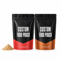 Sachet refermable à fond plat pour protéines, idéal pour l'isolat de lactosérum en poudre et les mélanges de boissons fitness – Emballage nutritionnel en vrac prêt à la vente au détail
